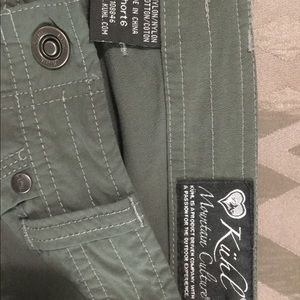 Kuhl hiking pants with zip off legs.